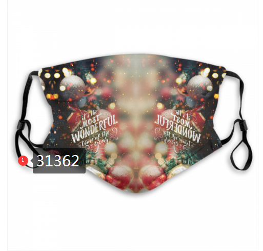 2020 Merry Christmas Dust mask with filter 61